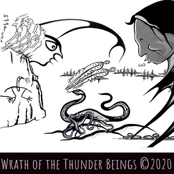 Wrath of the Thunder Beings art print