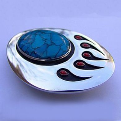 Warrior belt buckle