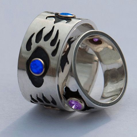 Two Spirit wedding bands Nooke Miinawaa Mishiikenh Doodemag 