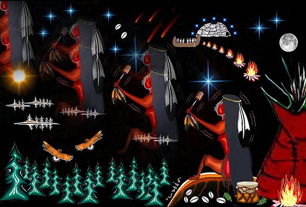 Two-Spirit Vision Quest art print