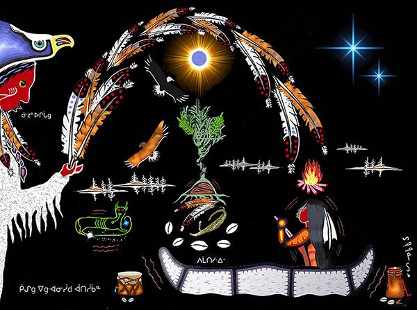 Sky Blanket's Sacred Dream art print