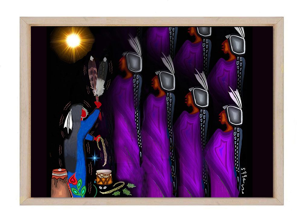 The Teaching canvas print