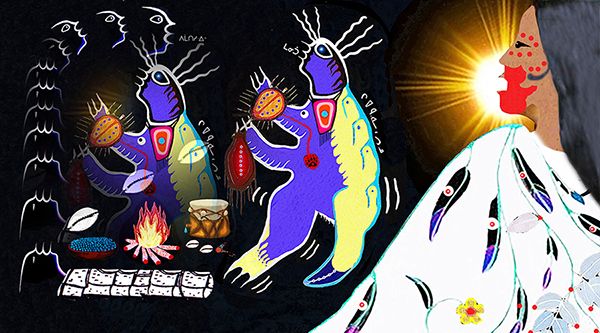 Nimitamaan's Healing Ceremony art print