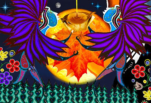 Feast of the Bagwajiwininiwag art print