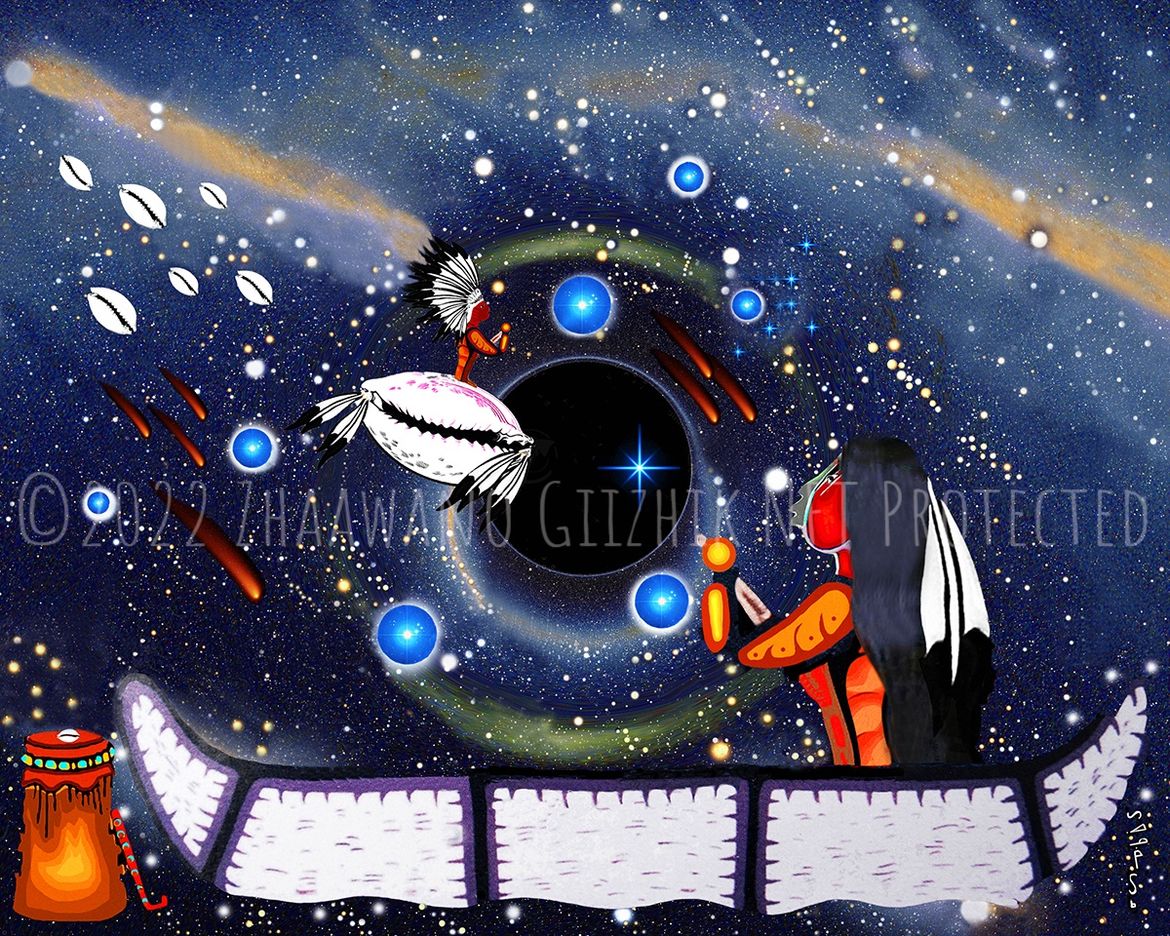 Woodland Art print Sees Beyond the Star's Vision Quest