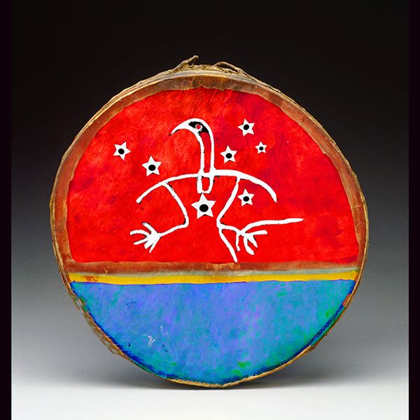 Thunderbird Drum Woodland Art print