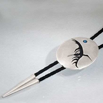 Flight Of The Sandhill Crane bolo tie