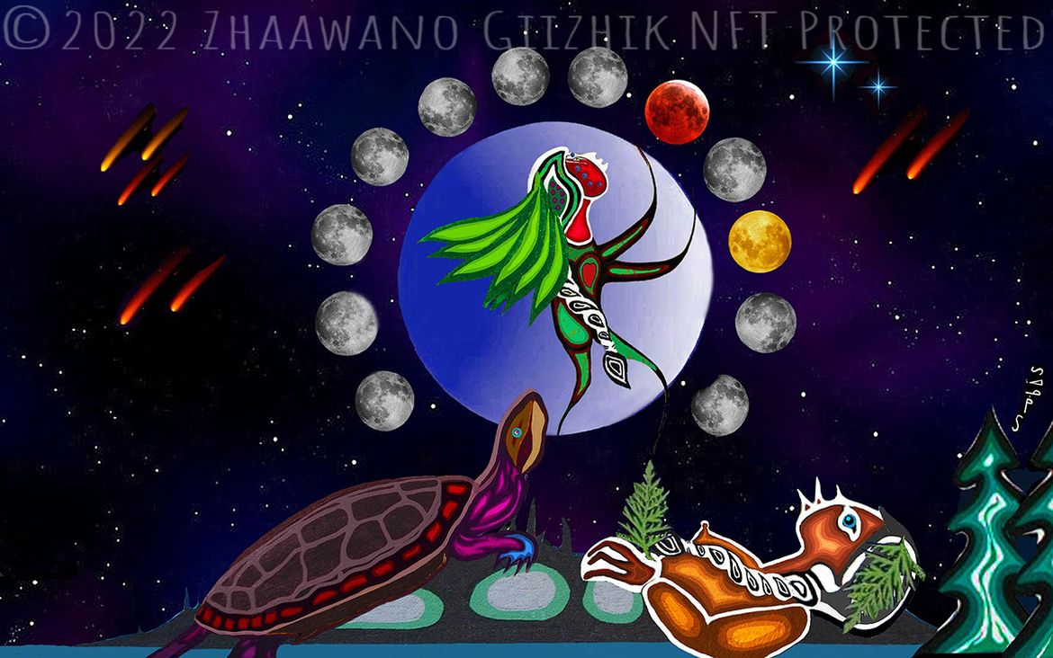 Moon Dance art print