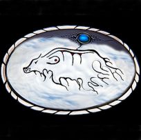 Bear Clan belt buckle