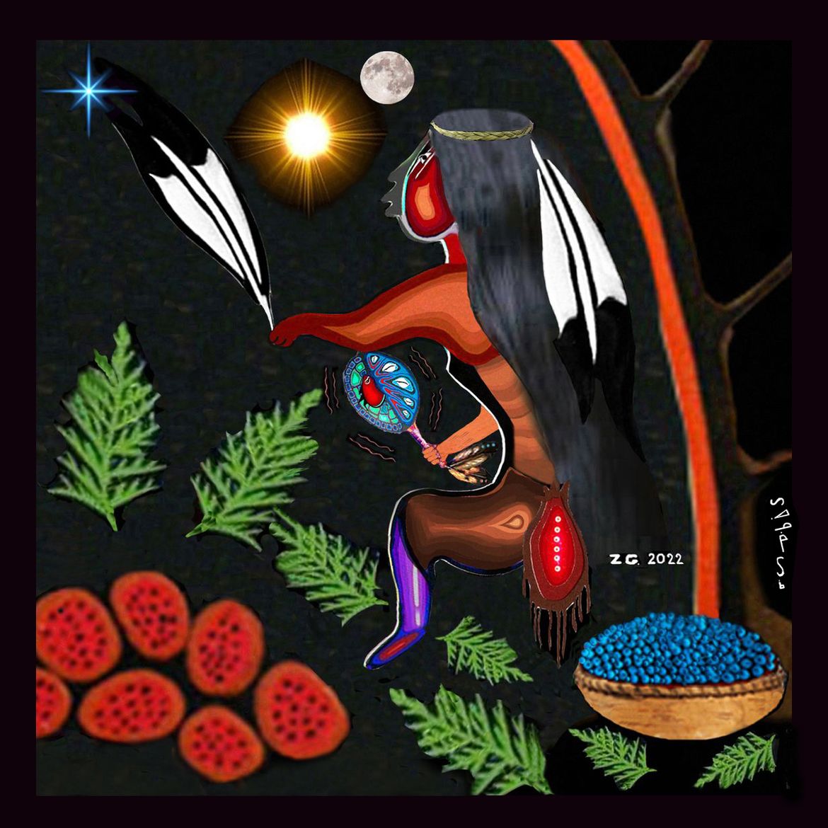 Medicine Woman wall art print