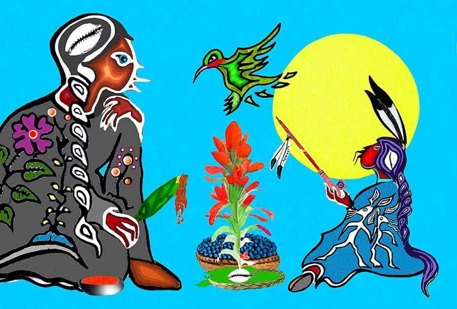 Wenabozho and the Spirit Painter