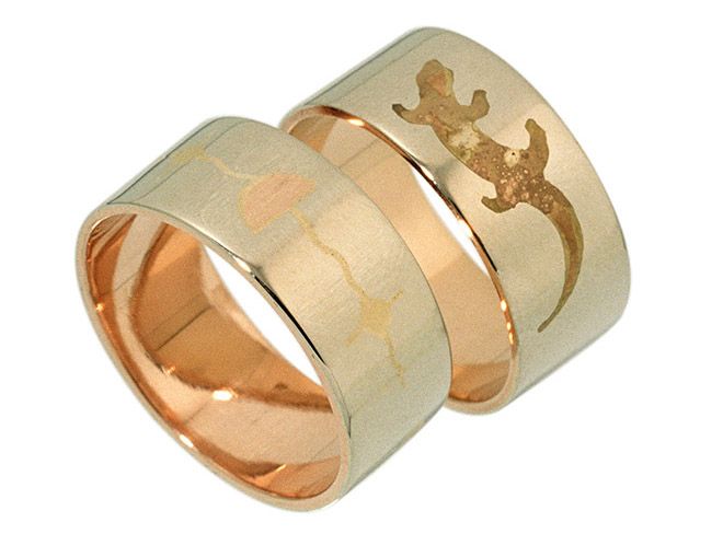 Fisher Star storytelling wedding rings