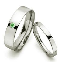 Palladium wedding ring collection Il Mistero della Vita