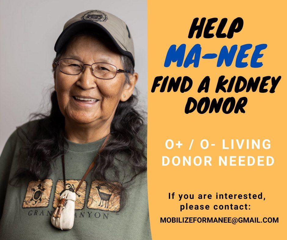 Help Ma-Nee Chacaby find a kidney donor