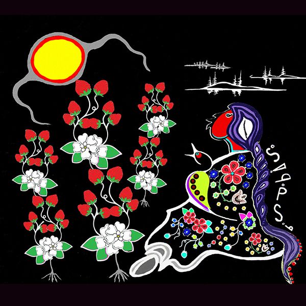 Ode'imin Giizis art print