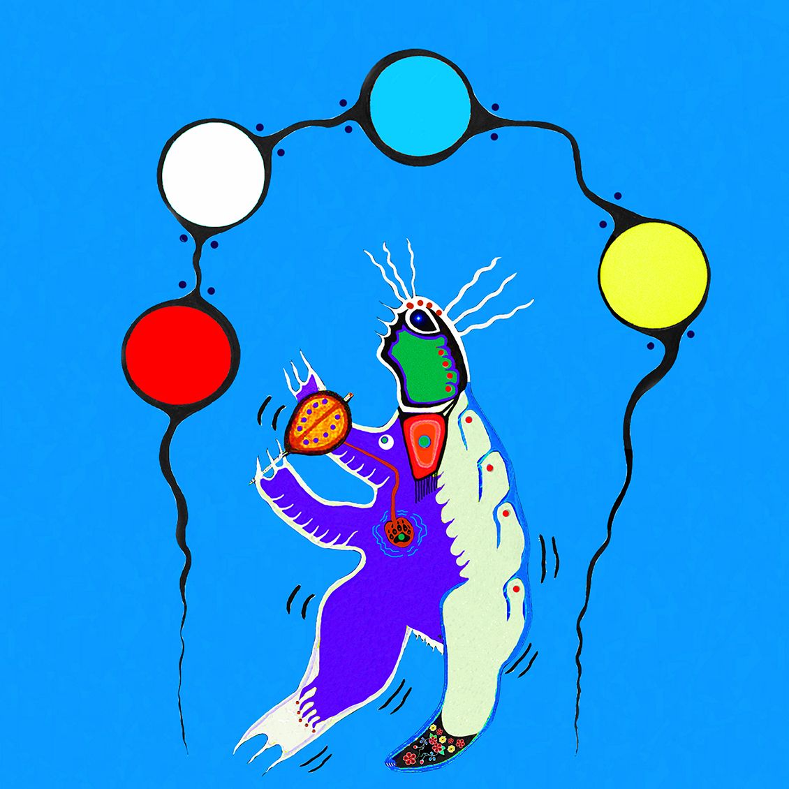 Anishinaabe sky Healer by Zhaawano Giizhik