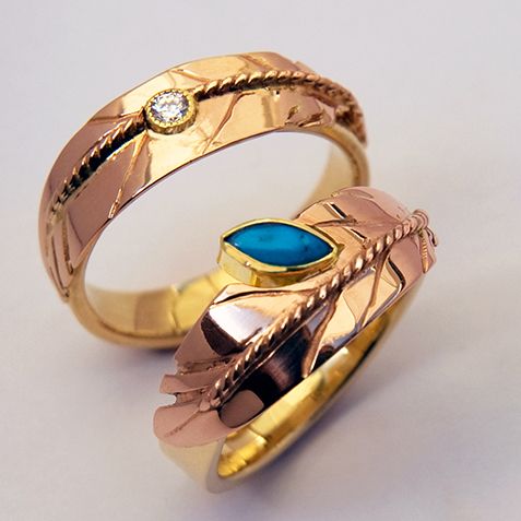 Two Spirit wedding rings Manidoo-miinikaanan