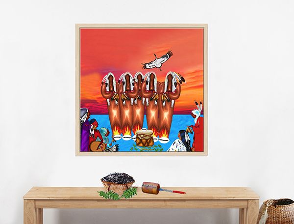 Emergence of the Clans canvas wall print